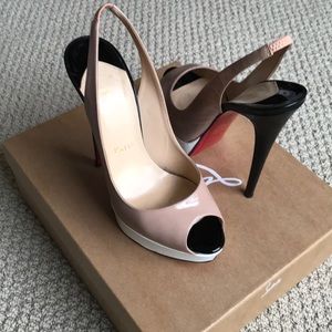 Iconic Christian Louboutin Lady Peep 150